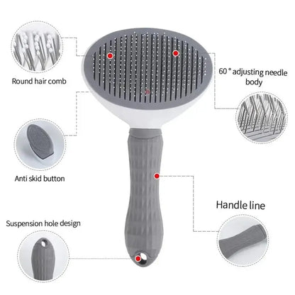 Self-Cleaning Pet Hair Brush