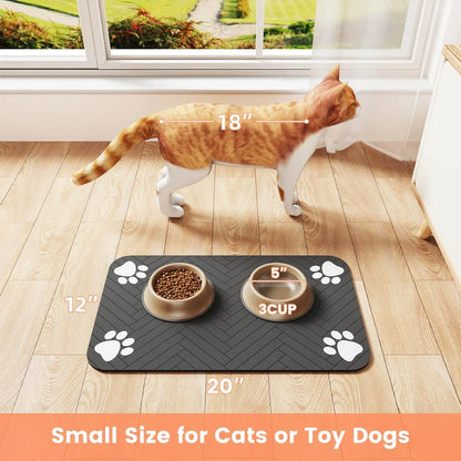  Absorbent Pet Feeding Mat